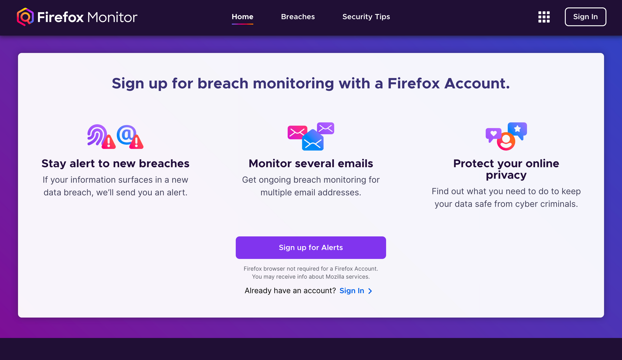 Firefox Monitor