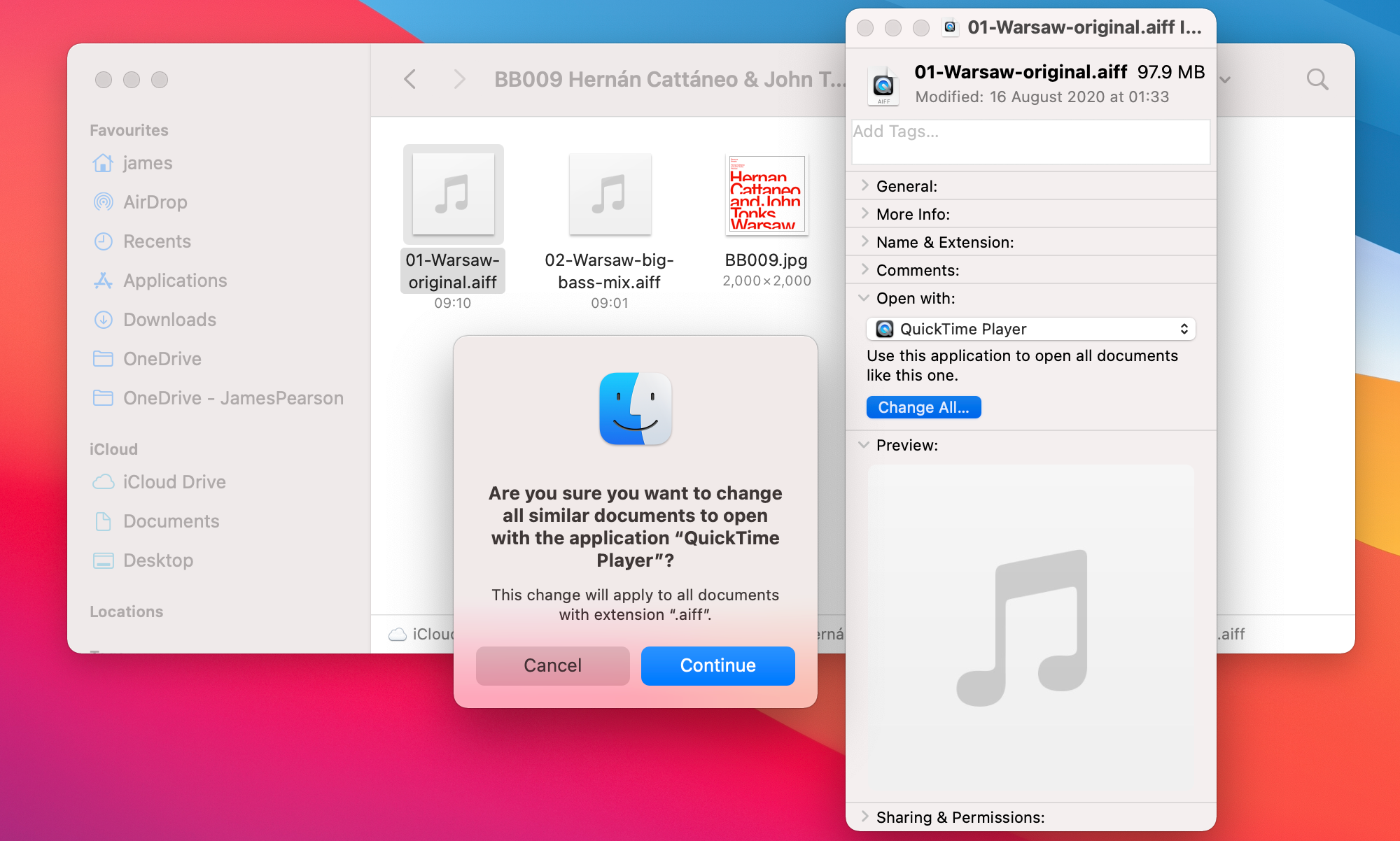 change file associations macos