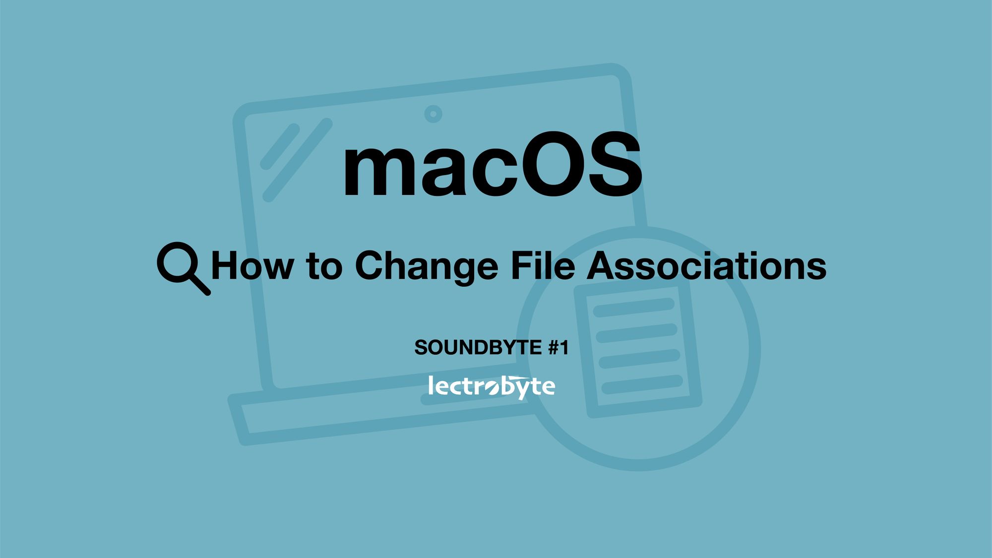 macOS - How to Change File Associations