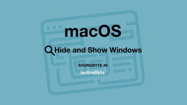 SOUNDBYTE #8 macOS Switching Between Light and Dark Mode artwork. Icon by VINZENCE STUDIO @ The Noun Project.
